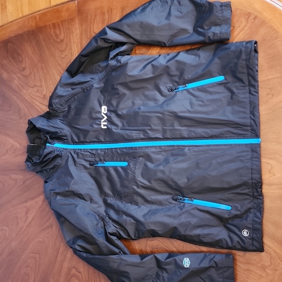 STORMTECH black coat with blue zippers - Picture 2 of 16